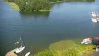 Widok na Jezioro Wdzydze na Kaszubach