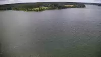 Widok na Jezioro Wdzydze na Kaszubach