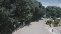 Ujęcie na część deptaka w Wiciu nad morzem