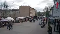 Widok z Kamery na deptak w WIŚLE na żywo