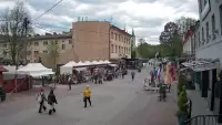 Widok z Kamery na deptak w WIŚLE na żywo