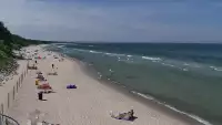 Kamera w Kołobrzegu z widokiem na plażę