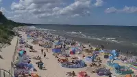 Kamera w Kołobrzegu z widokiem na plażę