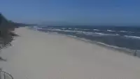 Kamera w Kołobrzegu z widokiem na plażę