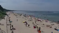 Kamera w Kołobrzegu z widokiem na plażę