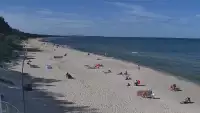 Kamera w Kołobrzegu z widokiem na plażę