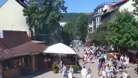 Krupówki - Camera on the promenade in Zakopane