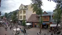 Widok z Kamery na Ulicę Krupówki w Zakopanem na żywo