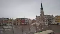 Widok na Rynek Wielki Miasta w ZAMOŚCIU - KAMERA LIVE