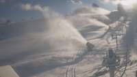 Widok na stok narciarski Wojtek w Zawoi