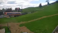 Widok z Kamery na stok Zieleniec Sport Arena - Winterpol