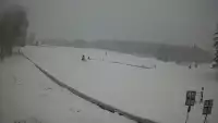 Widok na szkółkę narciarską Winterpol w Zieleńcu