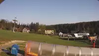 Widok na karczmę i wyciąg w Złotym Groniu - KAMERA LIVE