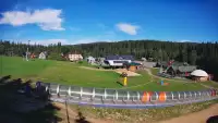 Widok na karczmę i wyciąg w Złotym Groniu - KAMERA LIVE