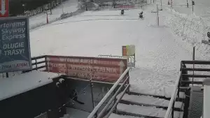 Widok na orczyk ANTKI w kompleksie narciarskim Zieleniec Sport Arena