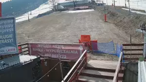 Widok na orczyk ANTKI w kompleksie narciarskim Zieleniec Sport Arena