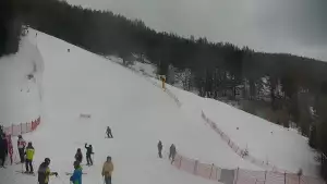 Widok na trasy narciarskie na Słowacji. Online prosto z ośrodka Bachledka - Jezersko