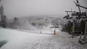 Bieszczad.ski - widok z górnej stacji NOWOŚĆ