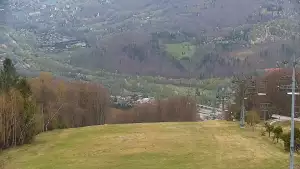 Widok z Kamery na stację narciarską CZANTORIA