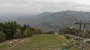 Widok z Kamery na stację narciarską CZANTORIA