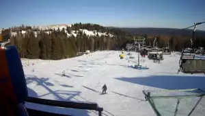 Wyciąg Diament w Kompleksie narciarskim Zieleniec zaprasza na narty.