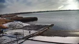 Dźwirzyno - Widok na Jezioro Resko Przymorskie na Żywo | Kamera Online