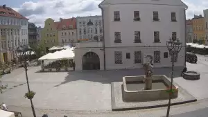 Ujęcie na przepiękne miasteczko - Gliwice.