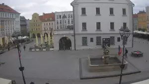 Ujęcie na przepiękne miasteczko - Gliwice.