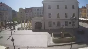 Ujęcie na przepiękne miasteczko - Gliwice.