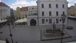 Ujęcie na przepiękne miasteczko - Gliwice.