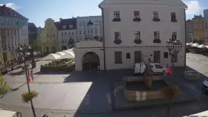 Ujęcie na przepiękne miasteczko - Gliwice.
