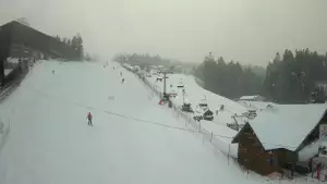 Widok z Kamery na stok w centrum Krynicy - NOWOŚĆ