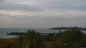 Jastarnia - widok z kamery na Zatokę Pucką