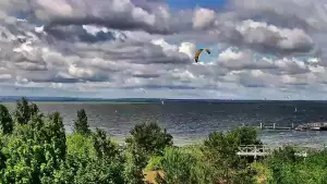 Jastarnia - widok z kamery na Zatokę Pucką