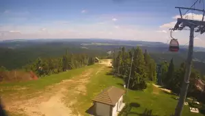 Obraz na żywo z Jaworzyny Krynickiej.