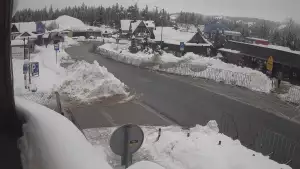 Widok z Kamery na Ulicę Bronisława Czecha w Zakopanem na żywo