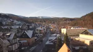 Karpacz - widok panoramiczny na deptak