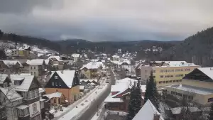 Karpacz - widok panoramiczny na deptak