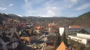 Karpacz - widok panoramiczny na deptak