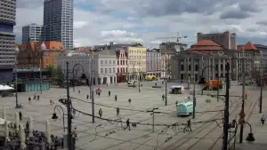 Widok na Rynek w Katowicach