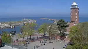 Widok na latarnię morską w Kołobrzegu - NOWOŚĆ