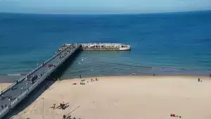 Obraz na żywo na Molo i Plażę w Kołobrzegu