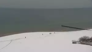Obraz na żywo na Molo i Plażę w Kołobrzegu