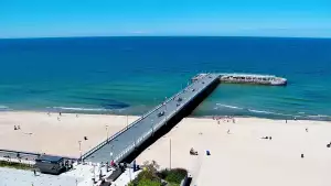 Obraz na żywo na Molo i Plażę w Kołobrzegu