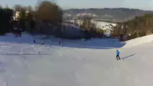 Widok na stację narciarską Kotlinka Szymbark