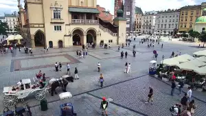 Kraków widok na Rynek Główny online.