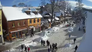 Kamera Zakopane na żywo widok na deptak
