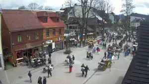 Ulubiony deptak turystów w Zakopanem.