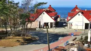 Krynica Morska - widok na parking i plażę NOWOŚĆ