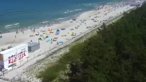 Kamera z widokiem na PLAŻĘ i MORZE w Łebie